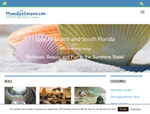 Tablet Screenshot of miamispacoupons.com
